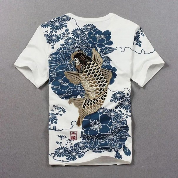 Herre-T-shirt T2201 hvid XS