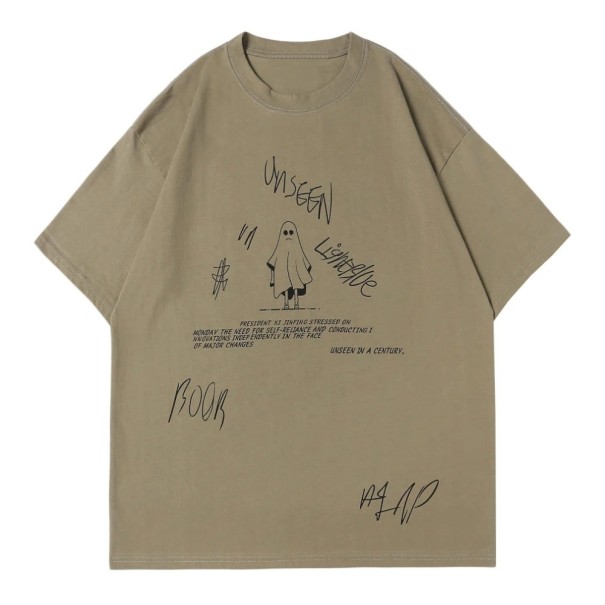 Herre-T-shirt T2205 armygrøn L