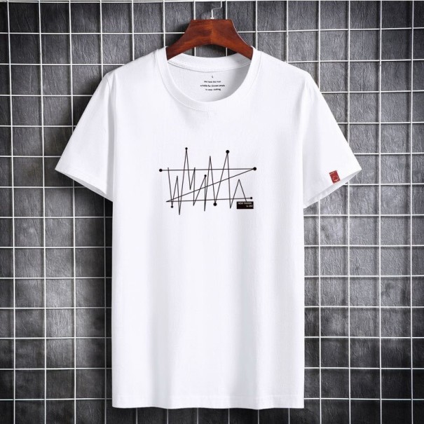 Herre-T-shirt T2217 hvid S