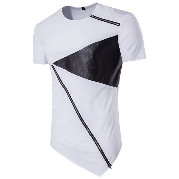 Herre-T-shirt T2219 hvid S
