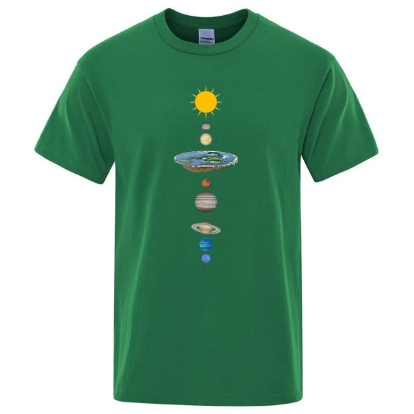 Herre-T-shirt T2234 grøn XL
