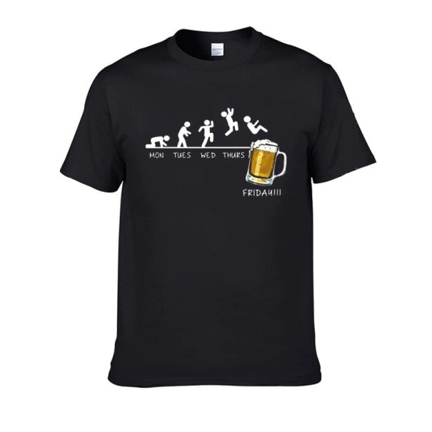 Herre-T-shirt T2265 sort XS