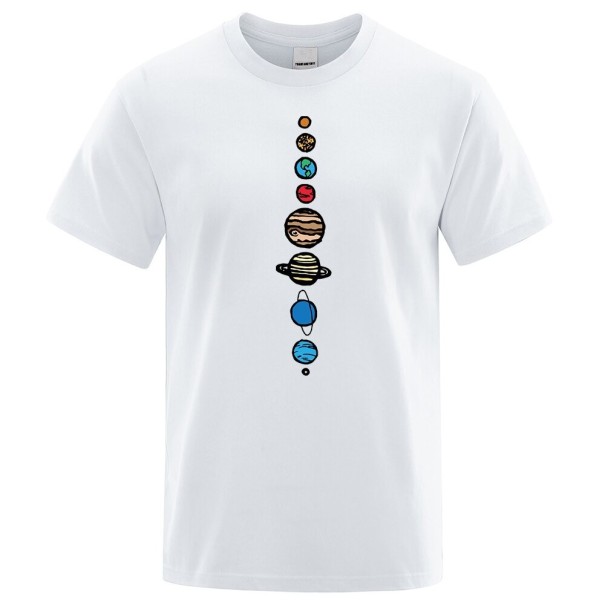 Herre-T-shirt T2268 hvid M