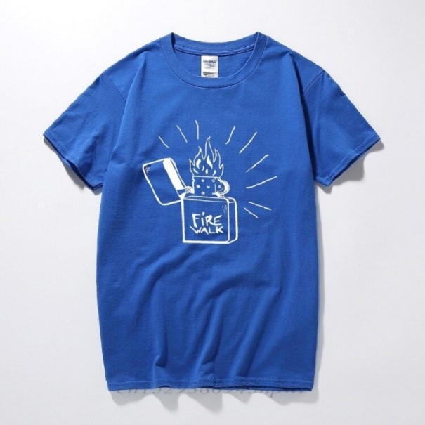 Herre-T-shirt T2282 blå L