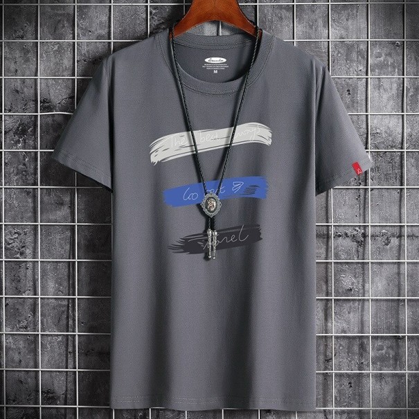Herre-T-shirt T2283 mørkegrå XXS