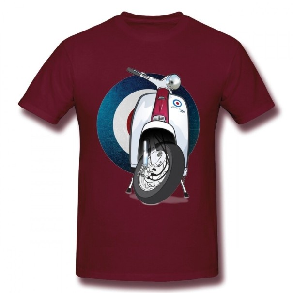 Herre-T-shirt T2291 mørkebrun XS