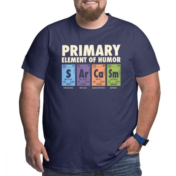 Herre-T-shirt T2303 mørkeblå 3XL