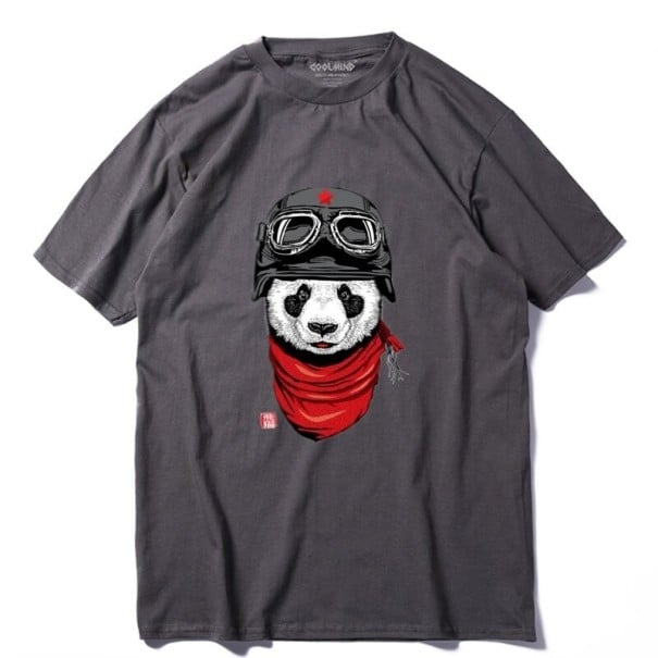 Herre-T-shirt T2307 mørkegrå S