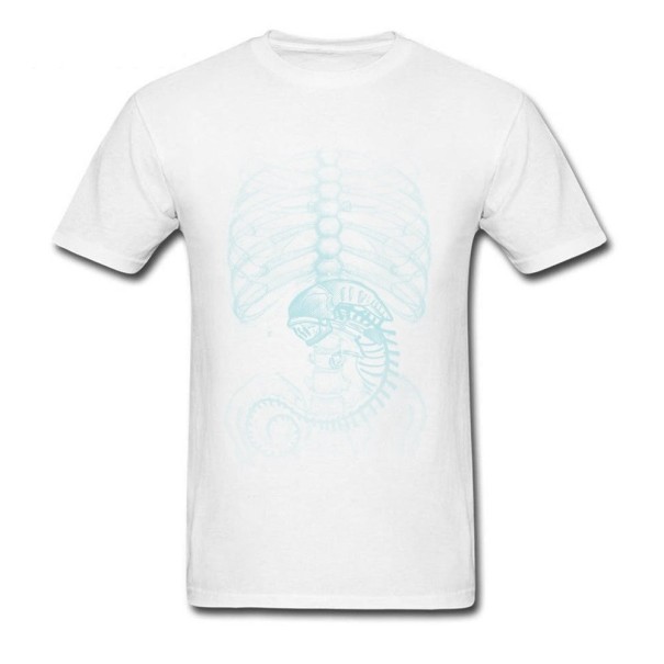 Herre-T-shirt T2316 hvid XS