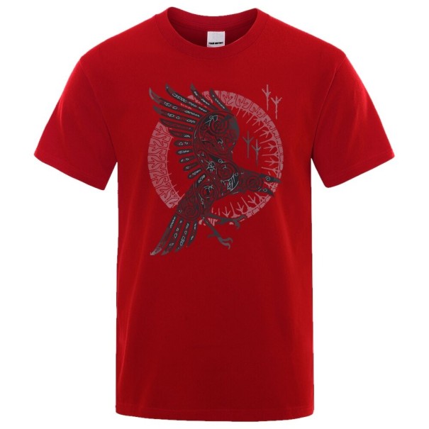 Herre-T-shirt T2333 rød L Herre-T-shirt T2333 rød L