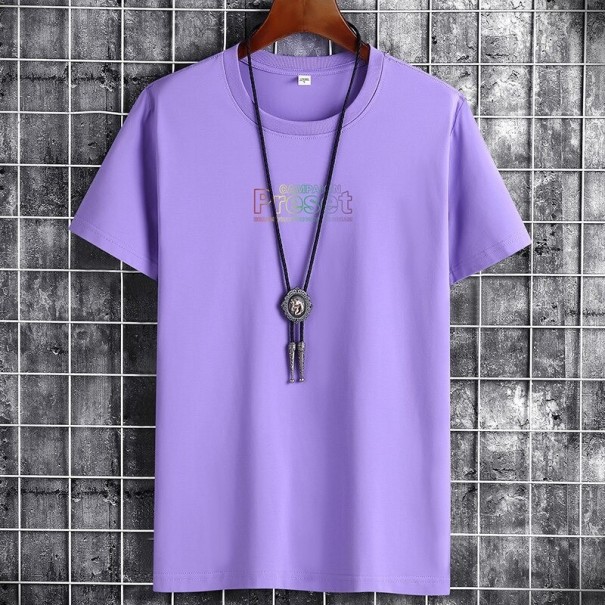 Herre-T-shirt T2367 lilla M Herre-T-shirt T2367 lilla M