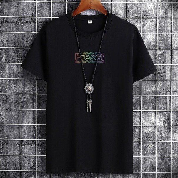Herre-T-shirt T2367 sort S
