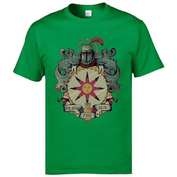 Herre-T-shirt T2376 grøn XXS