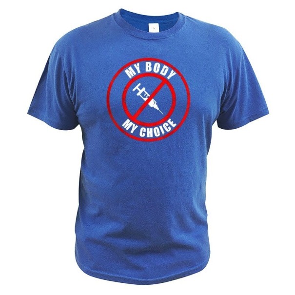 Herre-T-shirt T2388 blå L