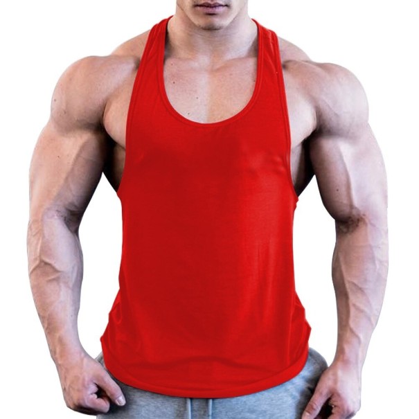 Herre tanktop F1770 rød S