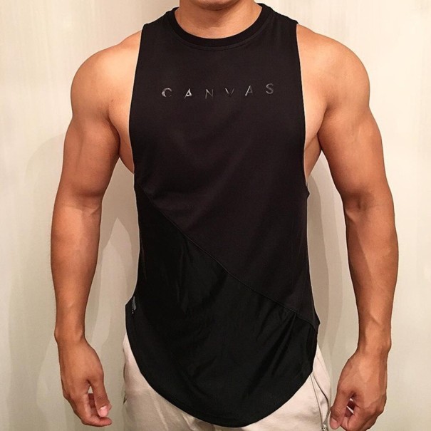 Herre tanktop F1814 sort XL