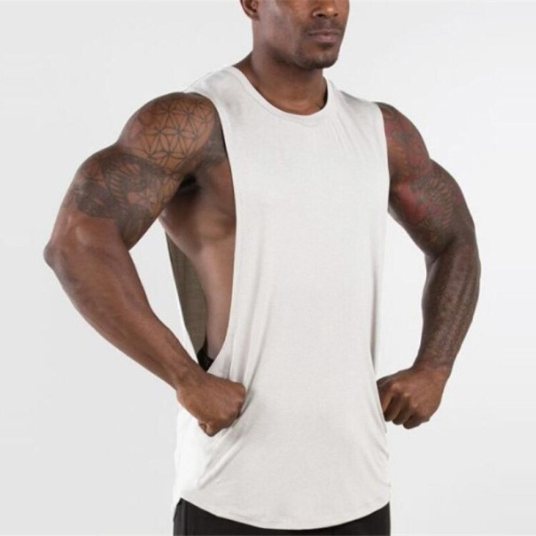 Herre tanktop F1818 hvid XL