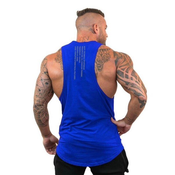 Herre tanktop F1819 blå M