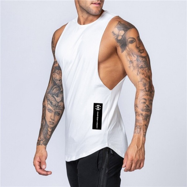 Herre tanktop F1820 hvid L 1