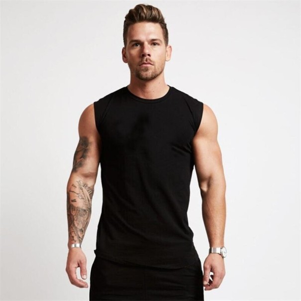 Herre tanktop F1823 sort XL