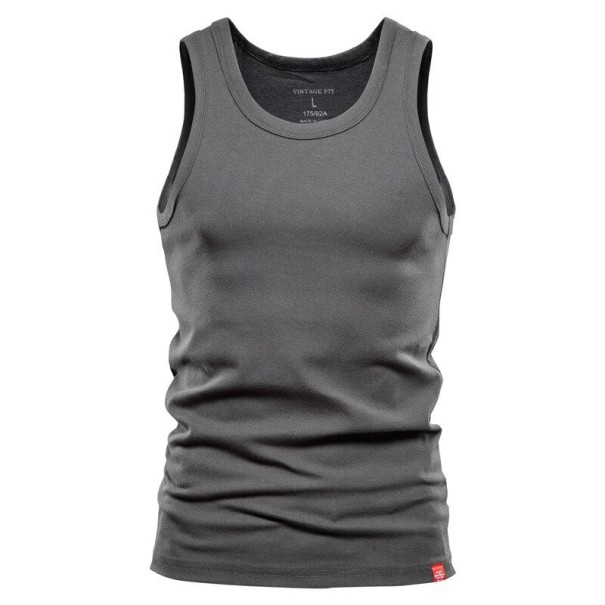 Herre tanktop T1932 grå L