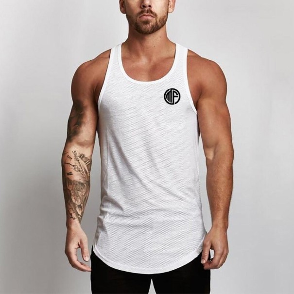 Herre tanktop T1935 hvid XL 1