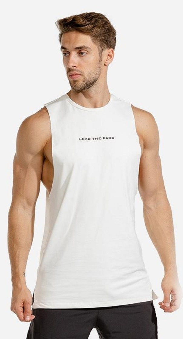 Herre tanktop T1945 hvid S