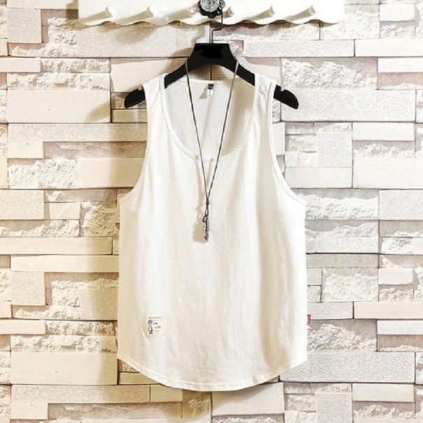 Herre tanktop T1947 hvid XS