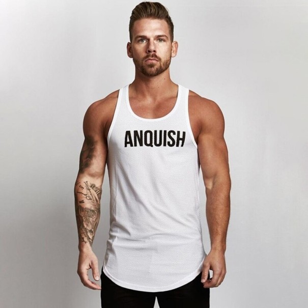Herre tanktop T1971 hvid XS