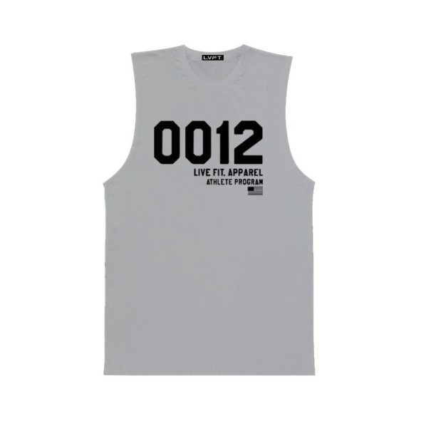 Herre tanktop T1982 grå XL