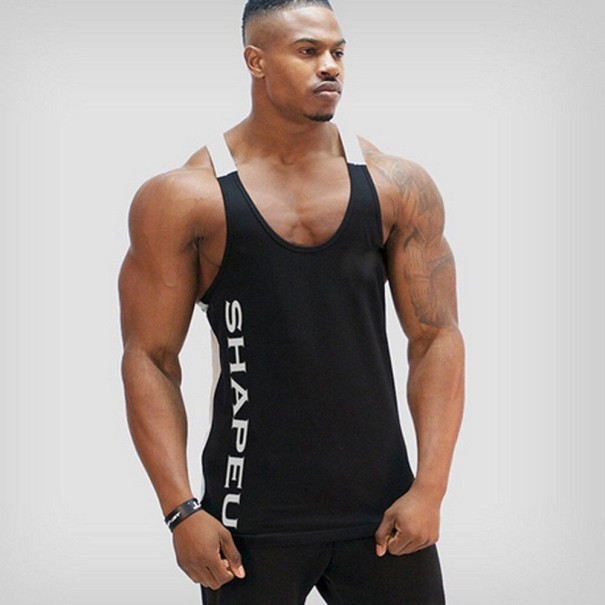 Herre tanktop T1983 sort XL