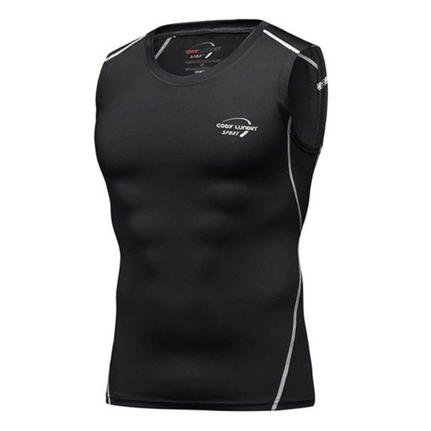 Herre tanktop T2002 sort XS