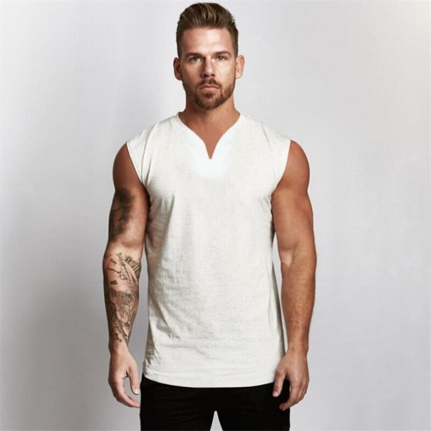 Herre tanktop T2003 hvid XL