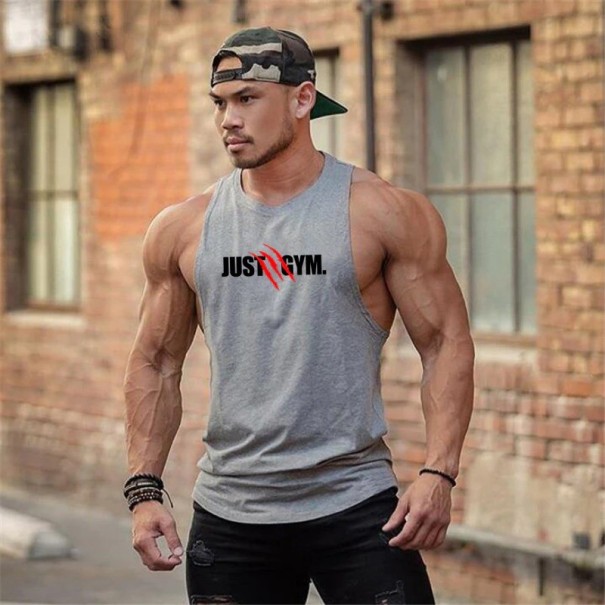 Herre tanktop T2014 grå S 2