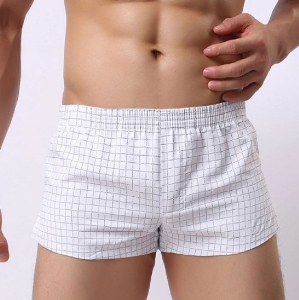 Herre ternede shorts A2477 hvid XL
