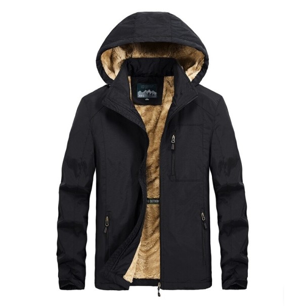 Herre vinterjakke S76 sort XS