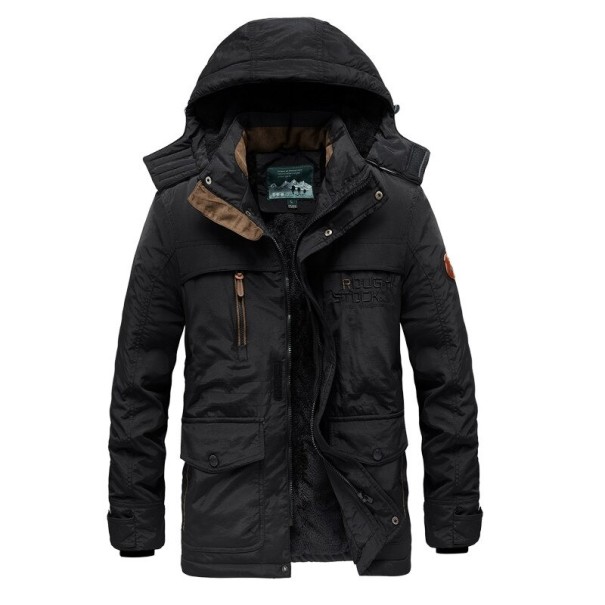 Herre vinterjakke S97 sort S