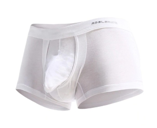 Herreboksershorts A11 hvid S