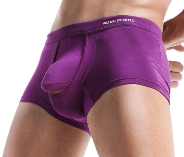 Herreboksershorts A11 lilla S