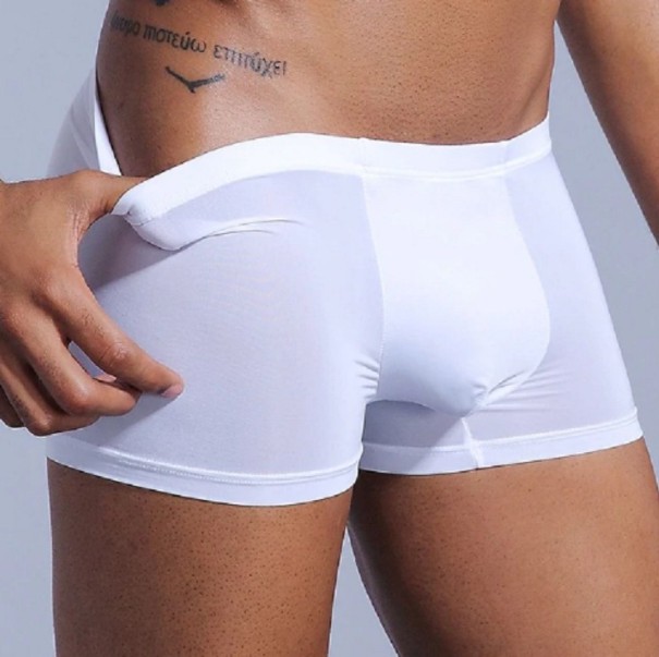 Herreboksershorts Filip hvid XL