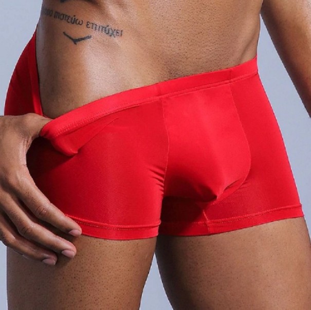 Herreboksershorts Filip rød S