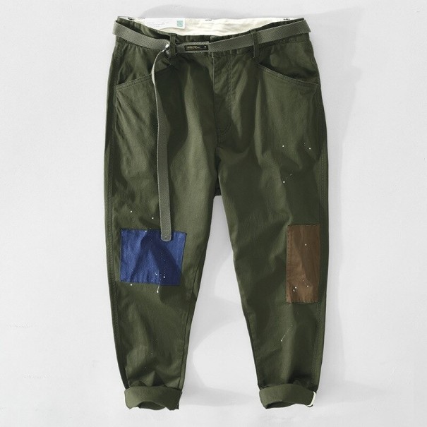 Herrebukser F1731 armygrøn L