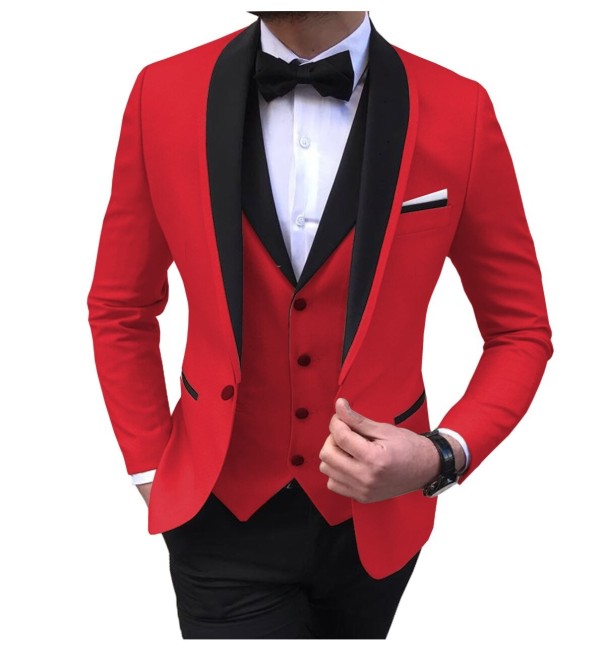 Herredragt F323 rød M
