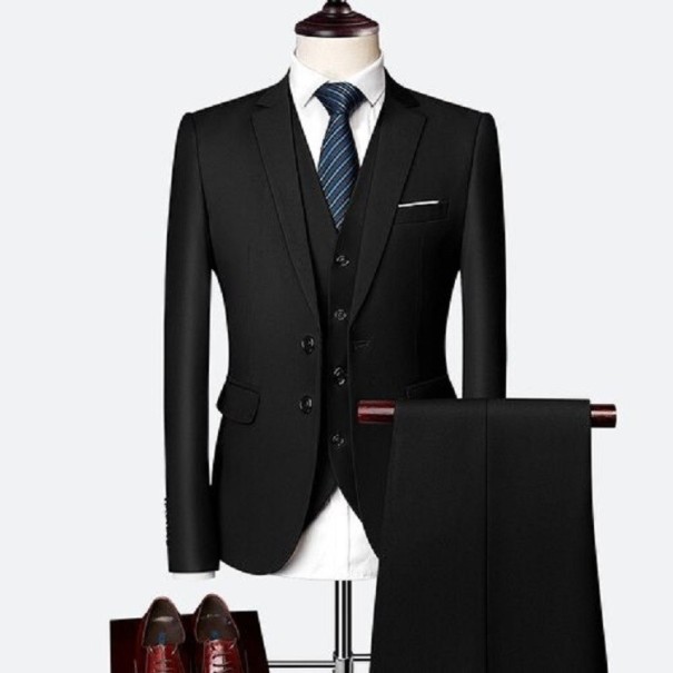 Herredragt F376 sort XS