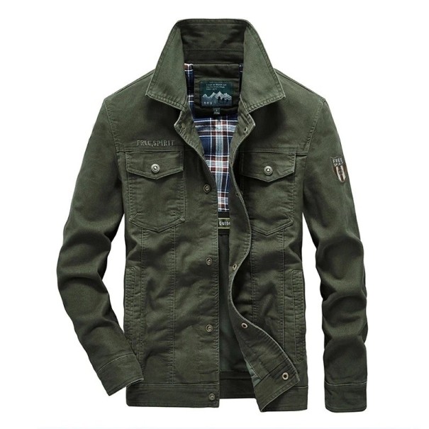 Herrejakke F1100 armygrøn S