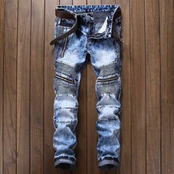 Herrejeans med knælynlåse 30