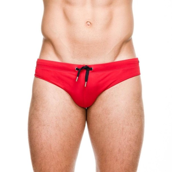 Herren-Bademode F878 rot M