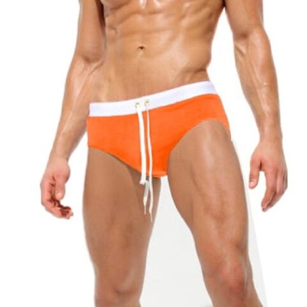 Herren-Bademode F947 orange S