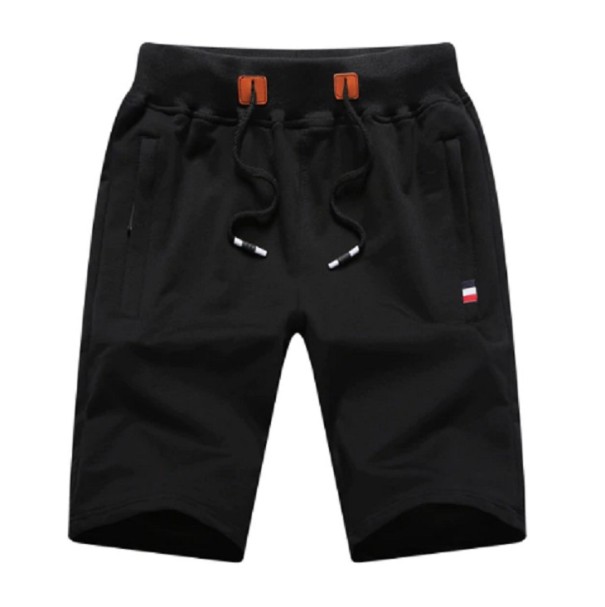 Herren-Baumwollshorts A862 schwarz XL