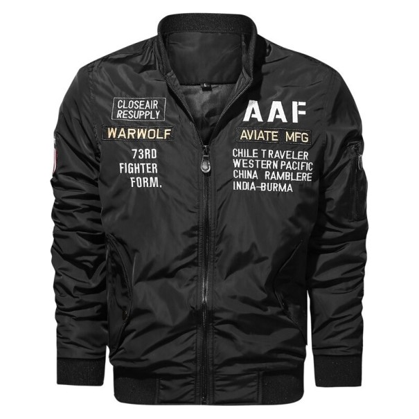 Herren-Bomberjacke F1153 schwarz M